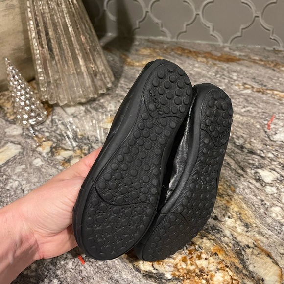 Geox Black Leather Ballet Flats - Picture 4 of 4